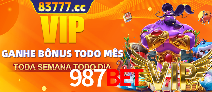 Banner promocional do 987bet oferecendo 100% de recompensas adicionais contínuas para quem fizer o login diário (Daily sign-in), com um mascote de coelho.