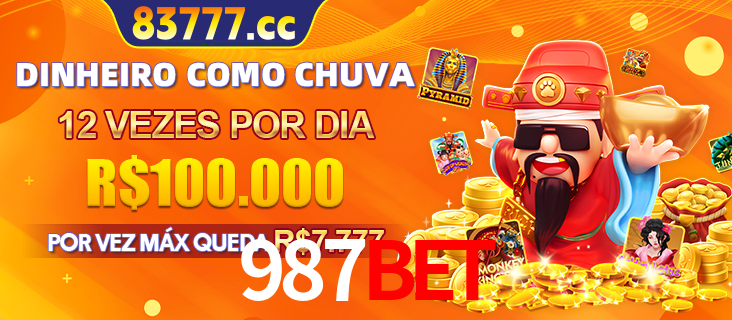 Banner do programa de recompensas Recomende para amigos do 987bet, detalhando os bônus por convidar amigos, com prêmios que chegam a R$288.888.